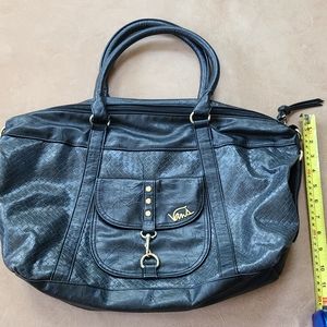 COPY - Large faux leather briefcase/pocketbook/book bag